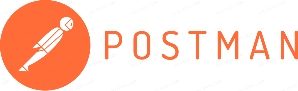 Postman Wordmark Logo PNG with transparent background