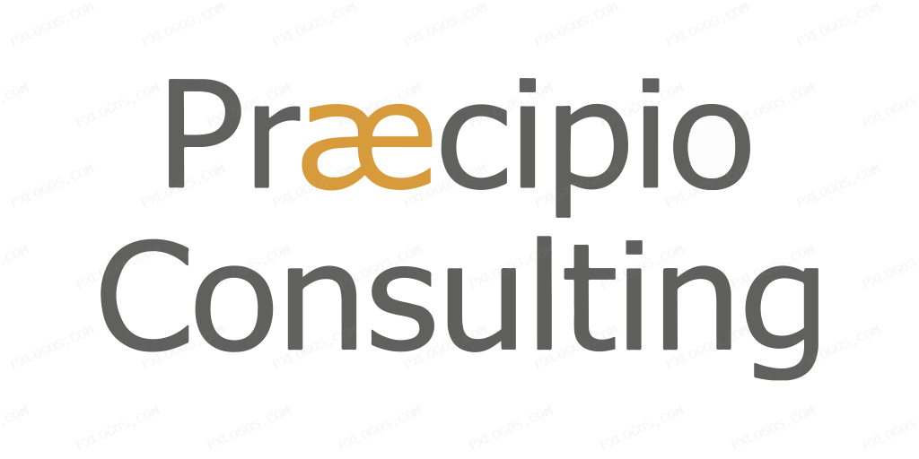 Praecipio Wordmark Logo PNG with transparent background