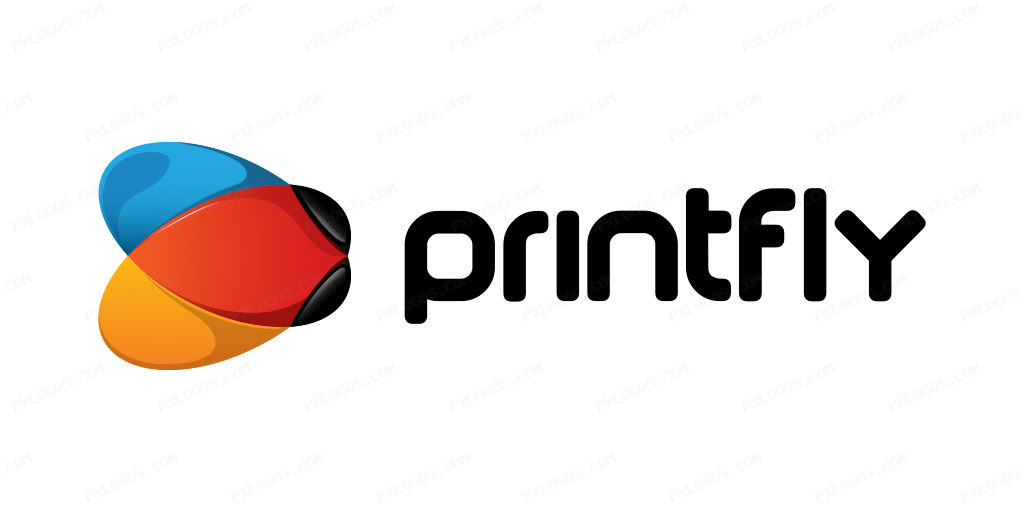 Printfly Wordmark Logo PNG with transparent background