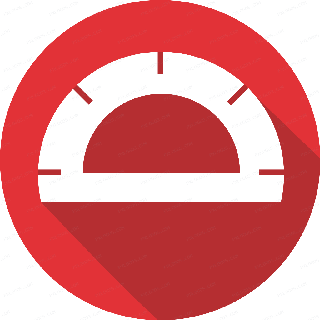 Protractor Logo PNG with transparent background