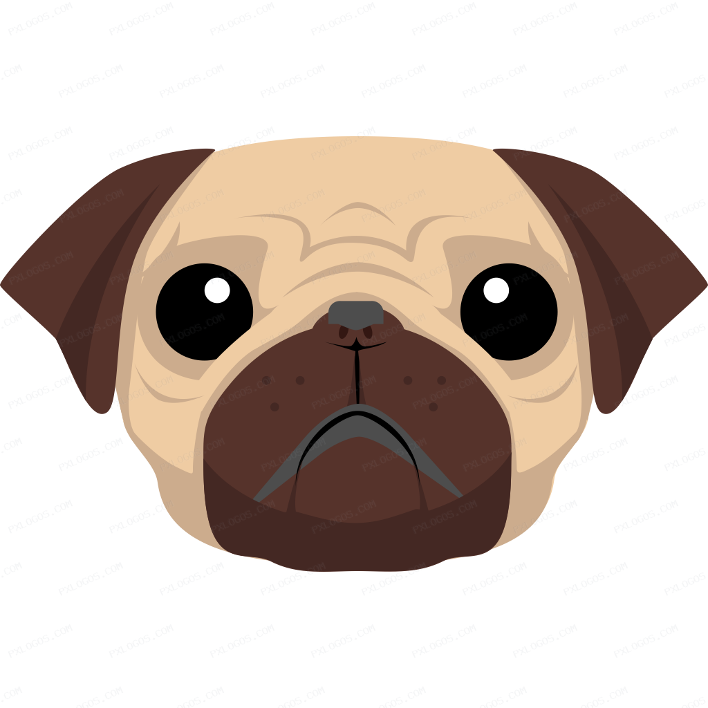 Pugjs Logo PNG with transparent background