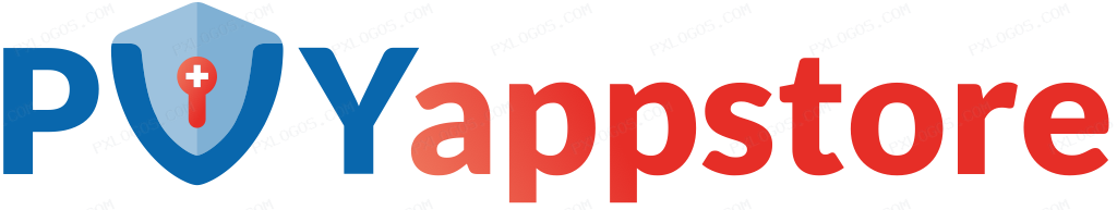 Pvy Appstore Wordmark Logo PNG with transparent background