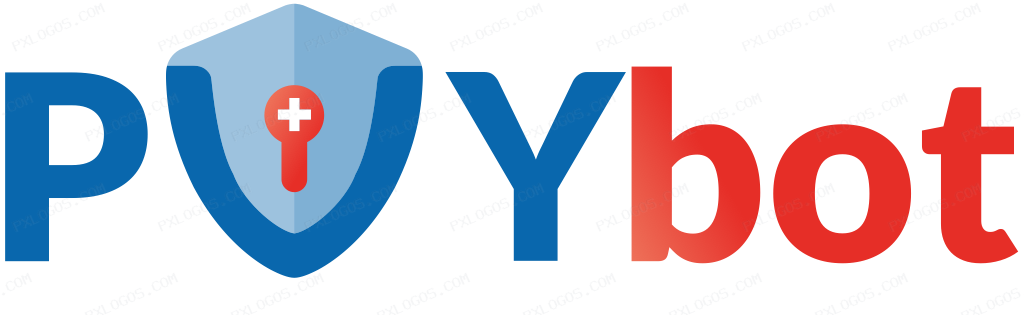 Pvy Bot Wordmark Logo PNG with transparent background