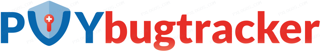 Pvy Bugtracker Wordmark Logo PNG with transparent background