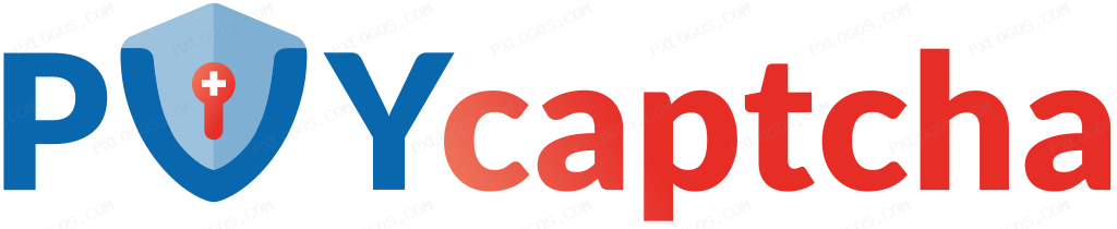 Pvy Captcha Wordmark Logo PNG with transparent background