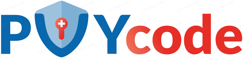 Pvy Code Wordmark Logo PNG with transparent background
