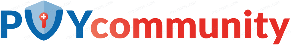 Pvy Community Wordmark Logo PNG with transparent background
