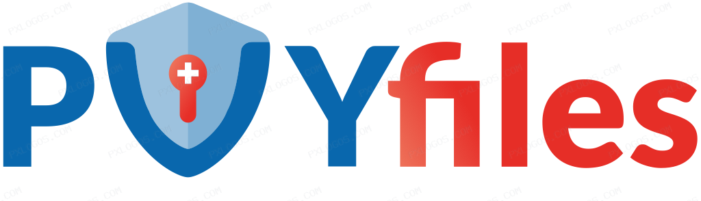 Pvy Files Wordmark Logo PNG with transparent background