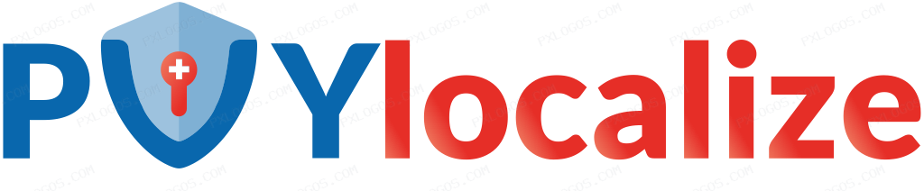 Pvy Localize Wordmark Logo PNG with transparent background