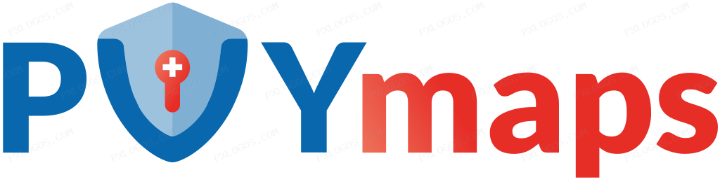 Pvy Maps Wordmark Logo PNG with transparent background