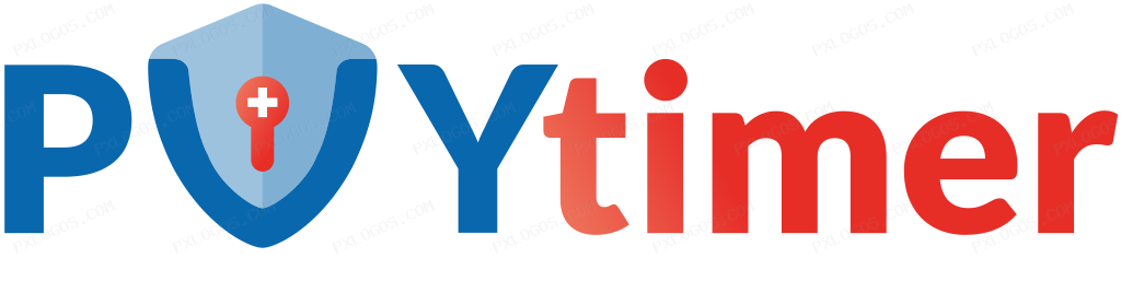 Pvy Timer Wordmark Logo PNG with transparent background
