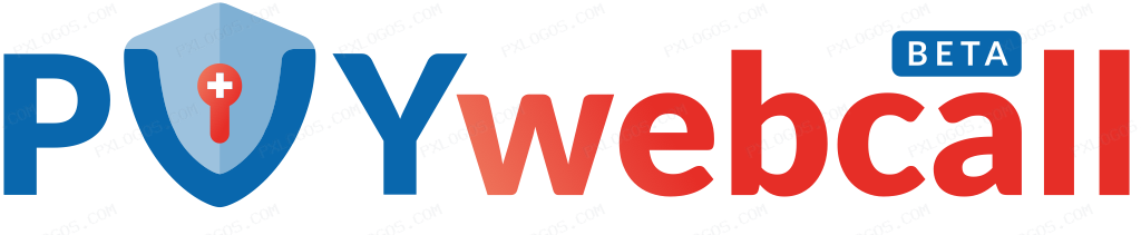 Pvy Webcall Wordmark Logo PNG with transparent background