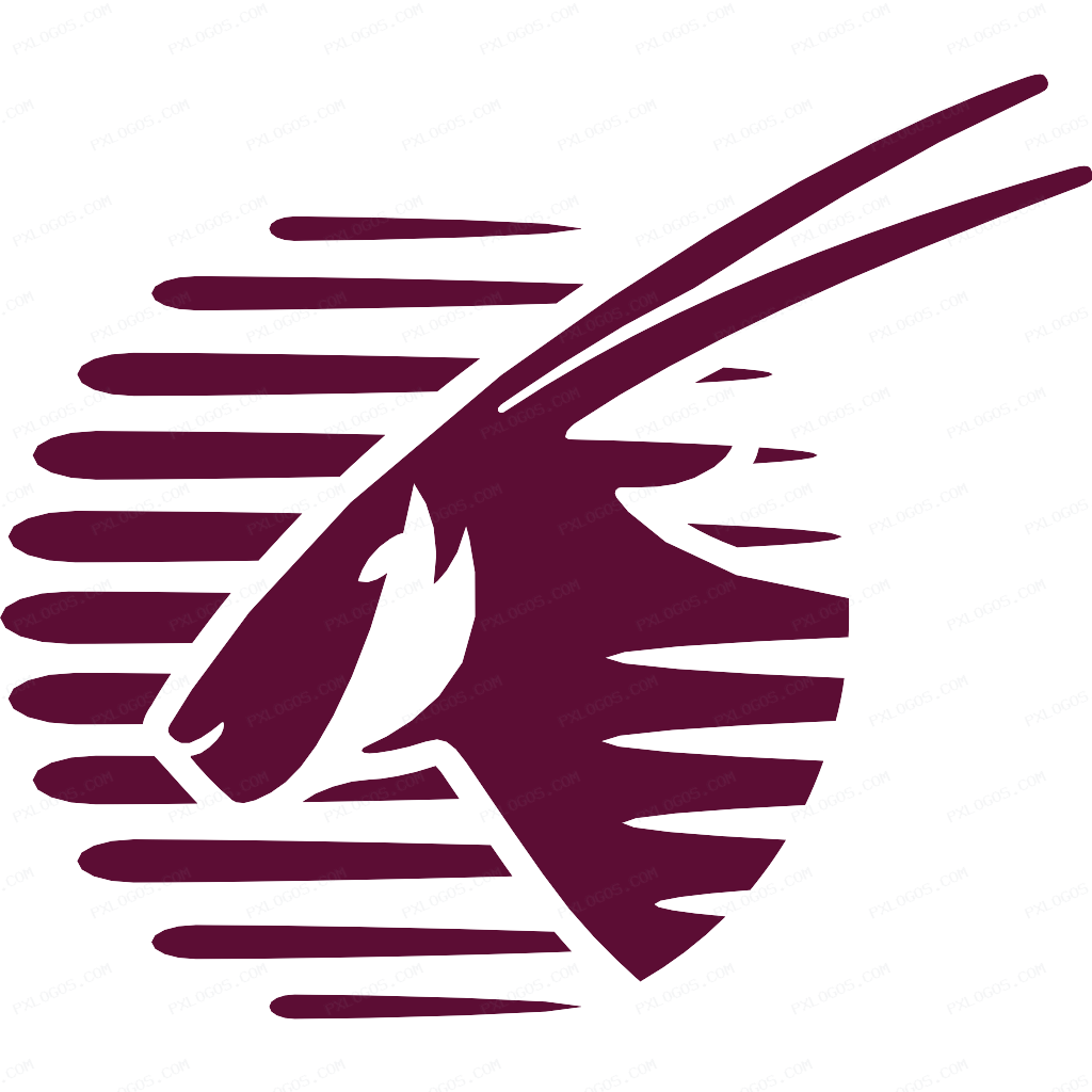 Qatar Airways Logo PNG with transparent background