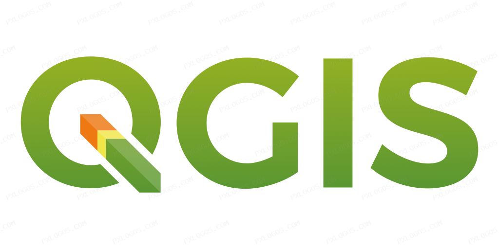 Qgis Wordmark Logo PNG with transparent background