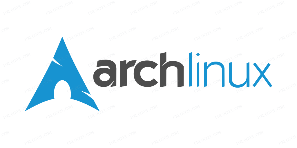 Archlinux Wordmark Logo PNG with transparent background