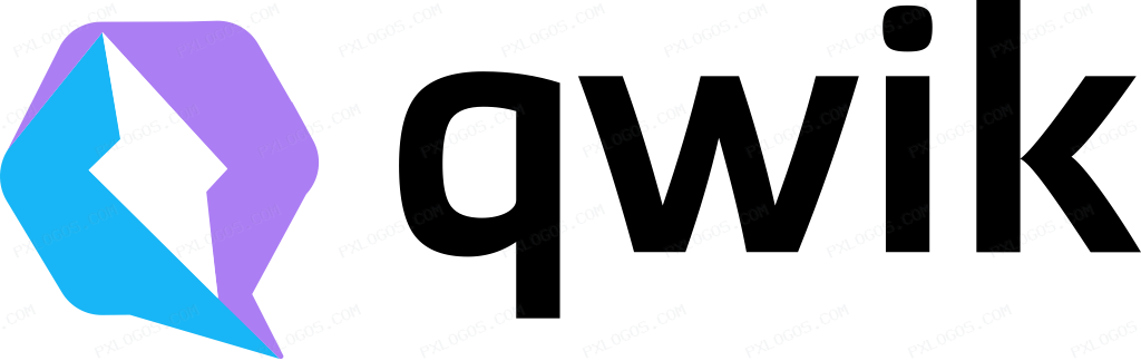 Qwik Wordmark Logo PNG with transparent background