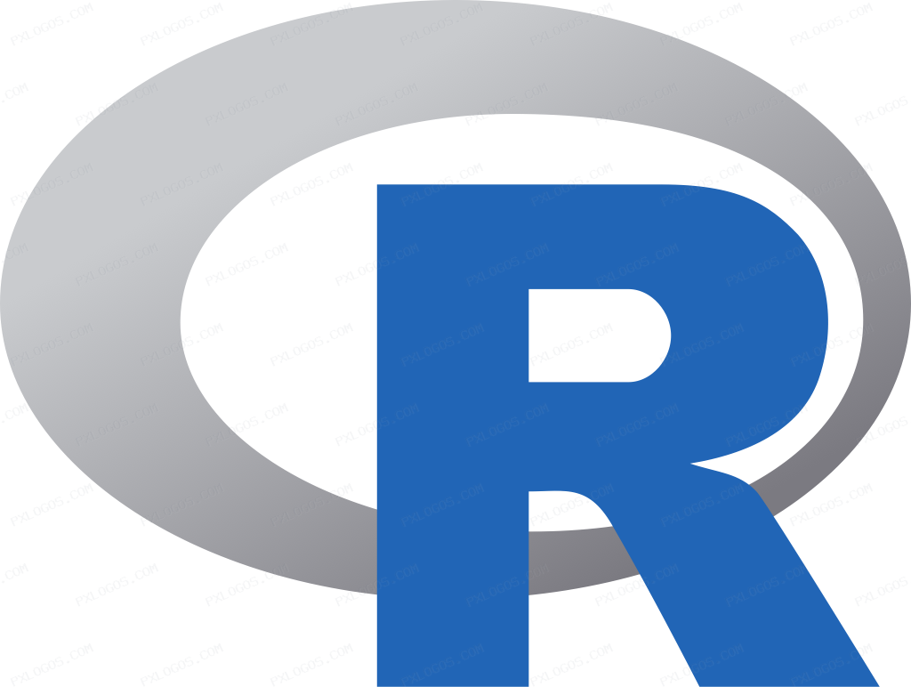 R Lang Logo PNG with transparent background