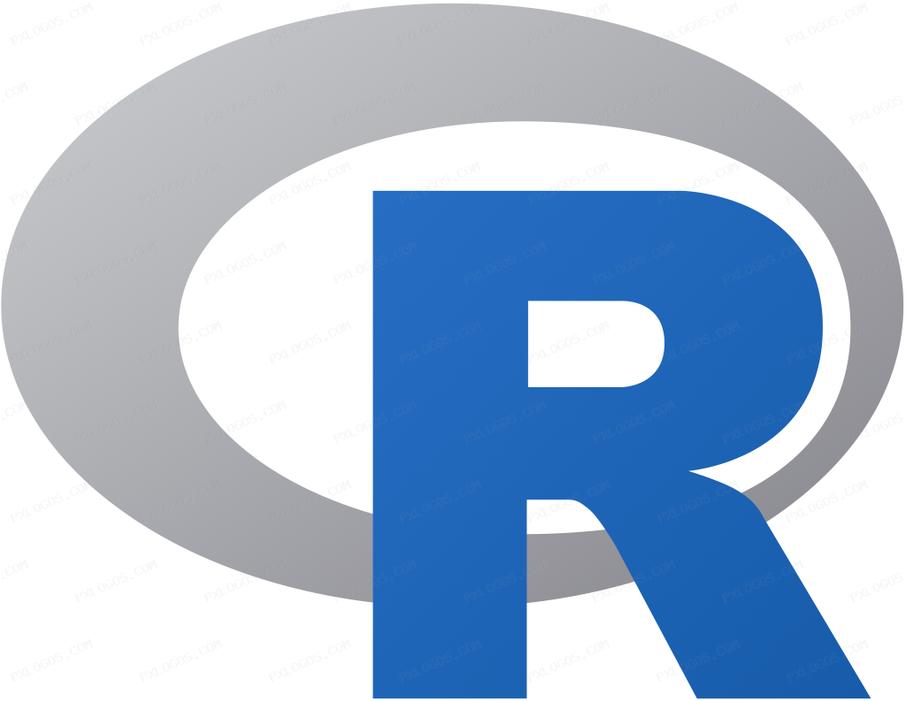 R Logo PNG with transparent background