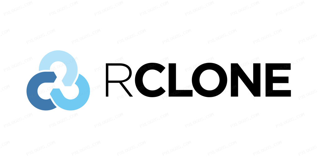 Rclone Wordmark Logo PNG with transparent background