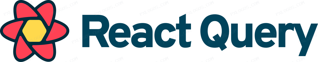 React Query Wordmark Logo PNG with transparent background