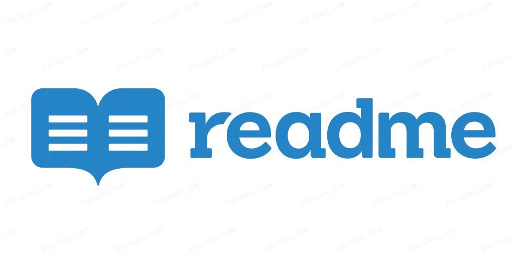 Readmeio Wordmark Logo PNG with transparent background
