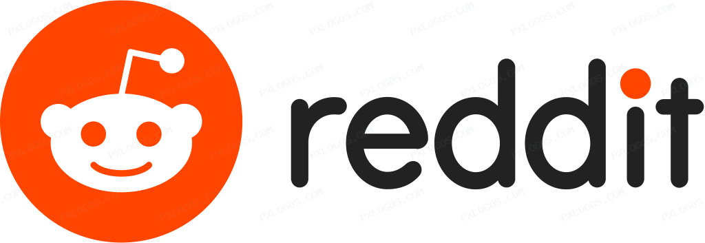Reddit Wordmark Logo PNG with transparent background