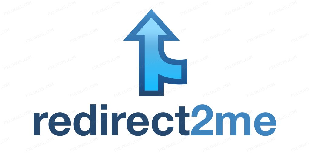 Redirect2me Wordmark Logo PNG with transparent background