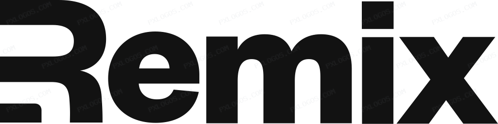 Remix Wordmark Logo PNG with transparent background