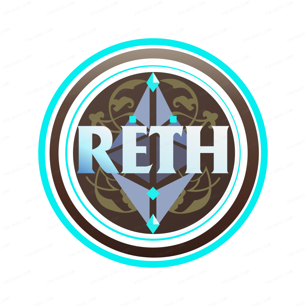 Reth Logo PNG with transparent background