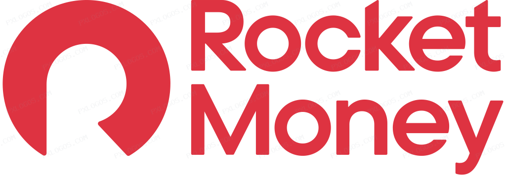 Rocket Money Wordmark Logo PNG with transparent background