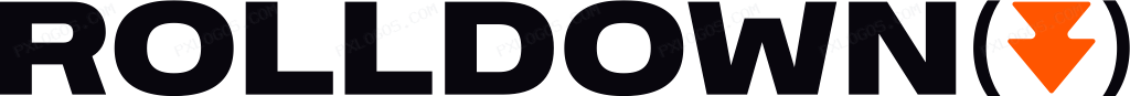 Rolldown Wordmark Logo PNG with transparent background