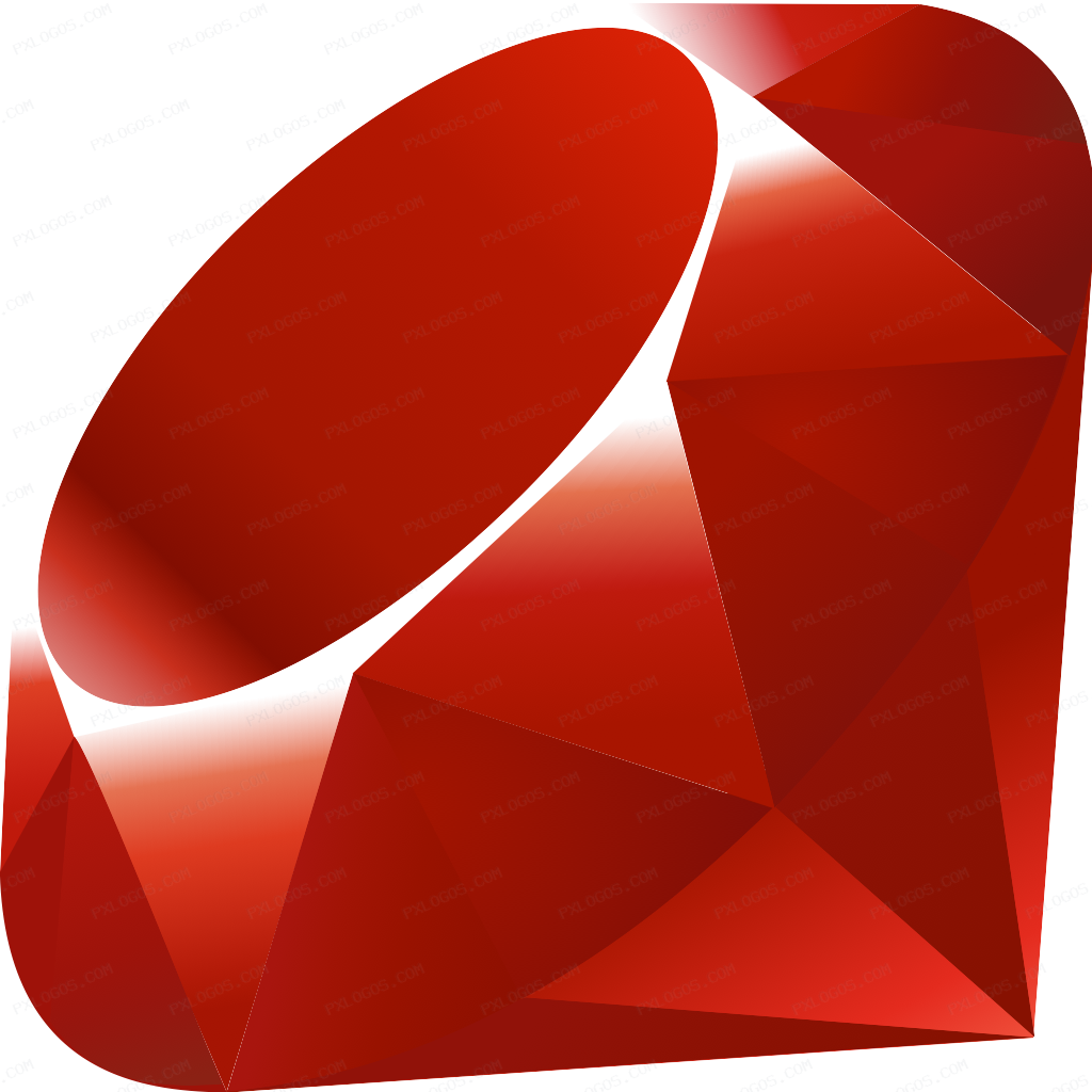Ruby Lang Logo PNG with transparent background