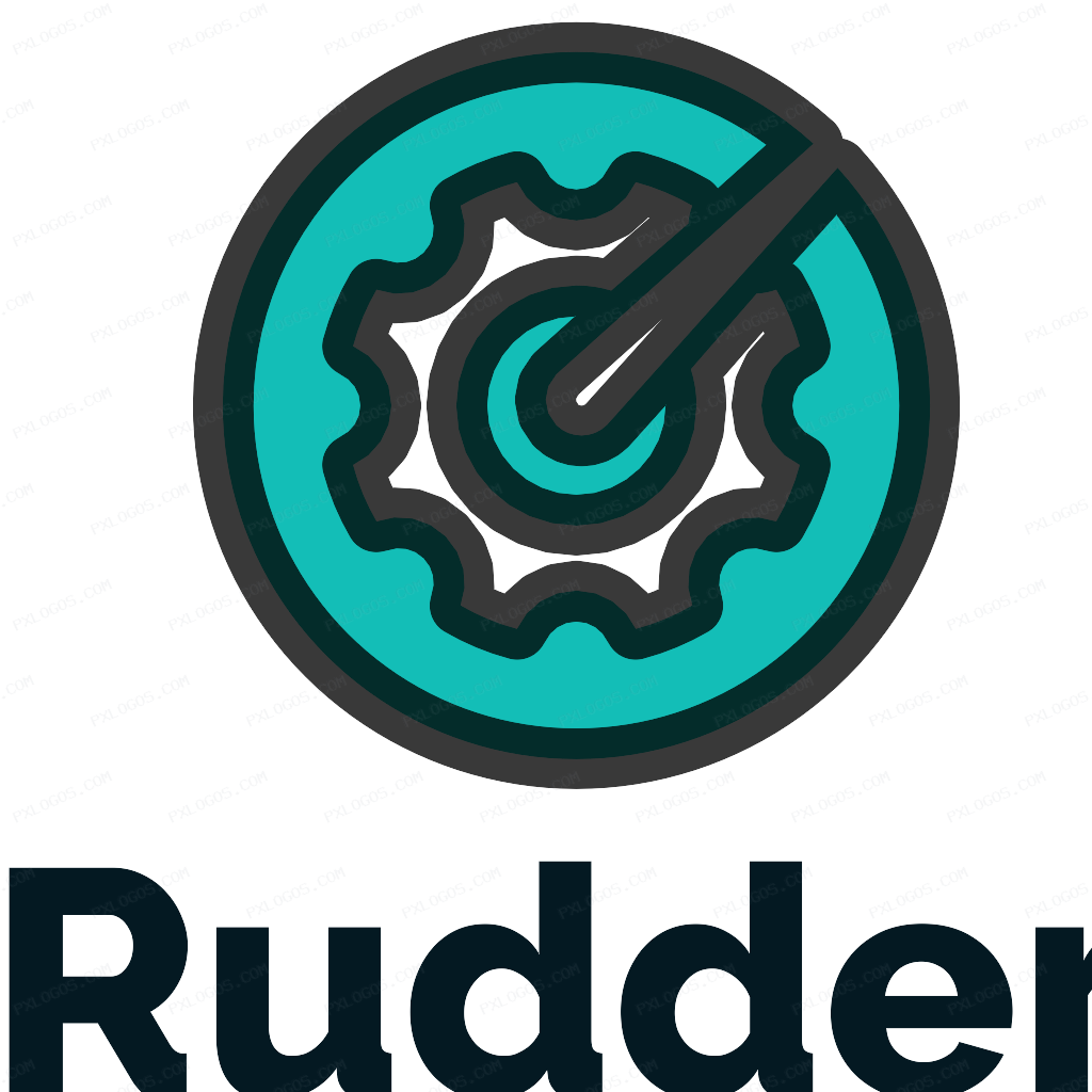 Rudder Logo PNG with transparent background