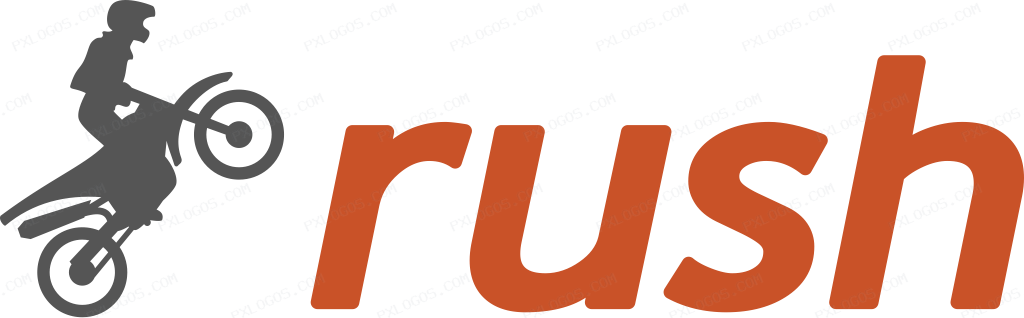 Rush Wordmark Logo PNG with transparent background
