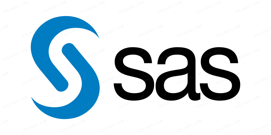 Sas Wordmark Logo PNG with transparent background