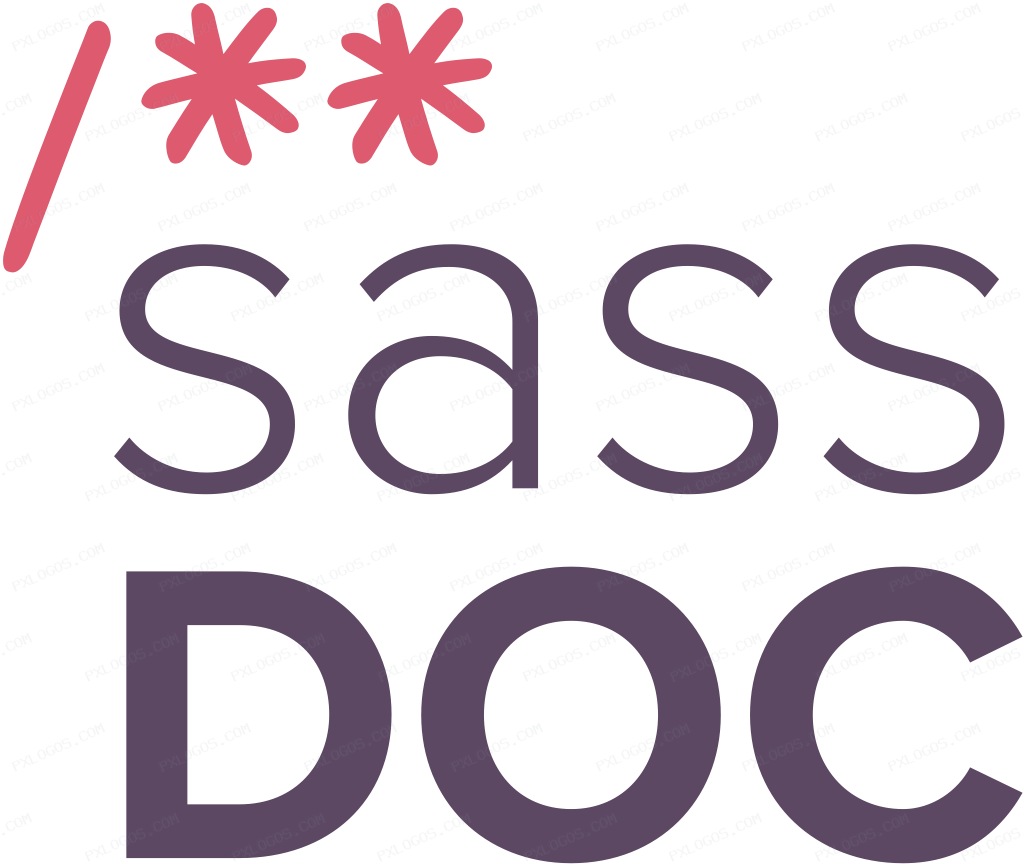 Sass Doc Logo PNG with transparent background
