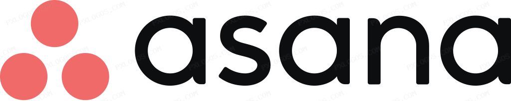 Asana Wordmark Logo PNG with transparent background