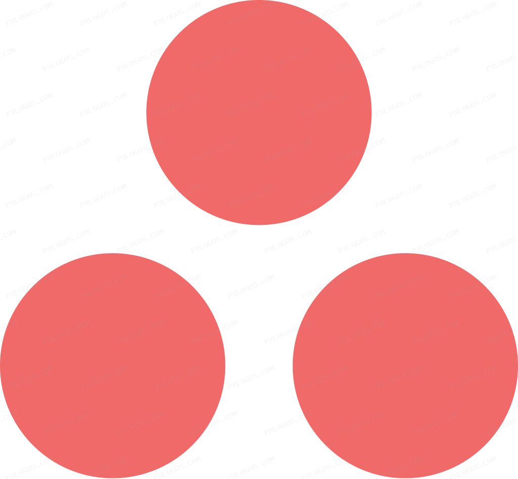 Asana Logo PNG with transparent background