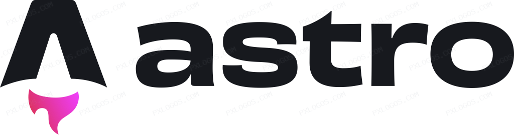 Astro Wordmark Logo PNG with transparent background