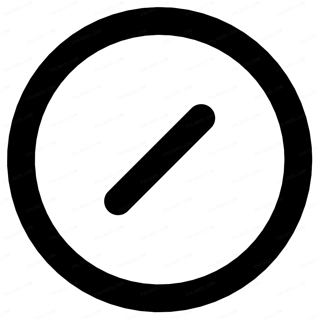 Slash Logo PNG with transparent background