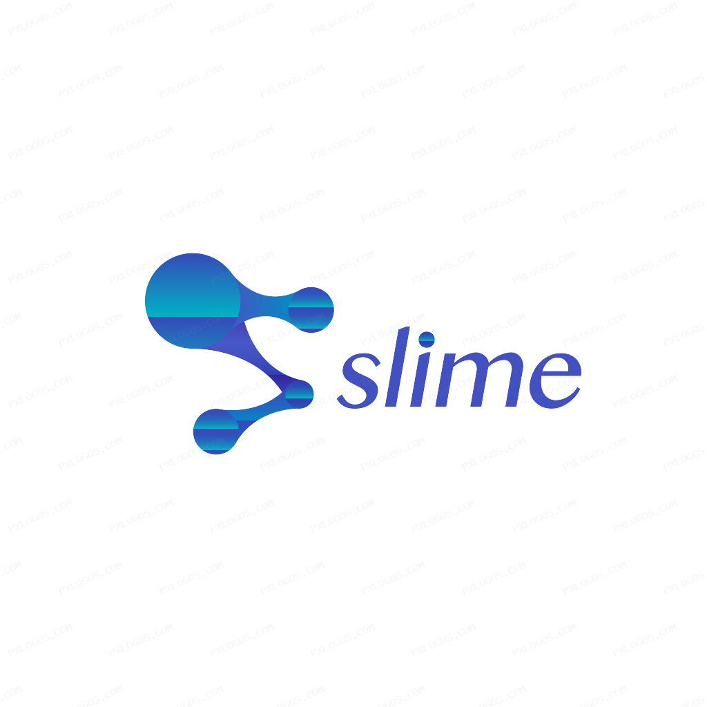 Slime Logo PNG with transparent background