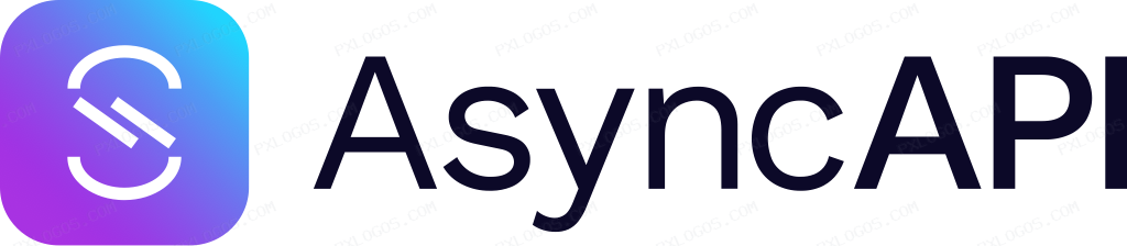 Async API Wordmark Logo PNG with transparent background
