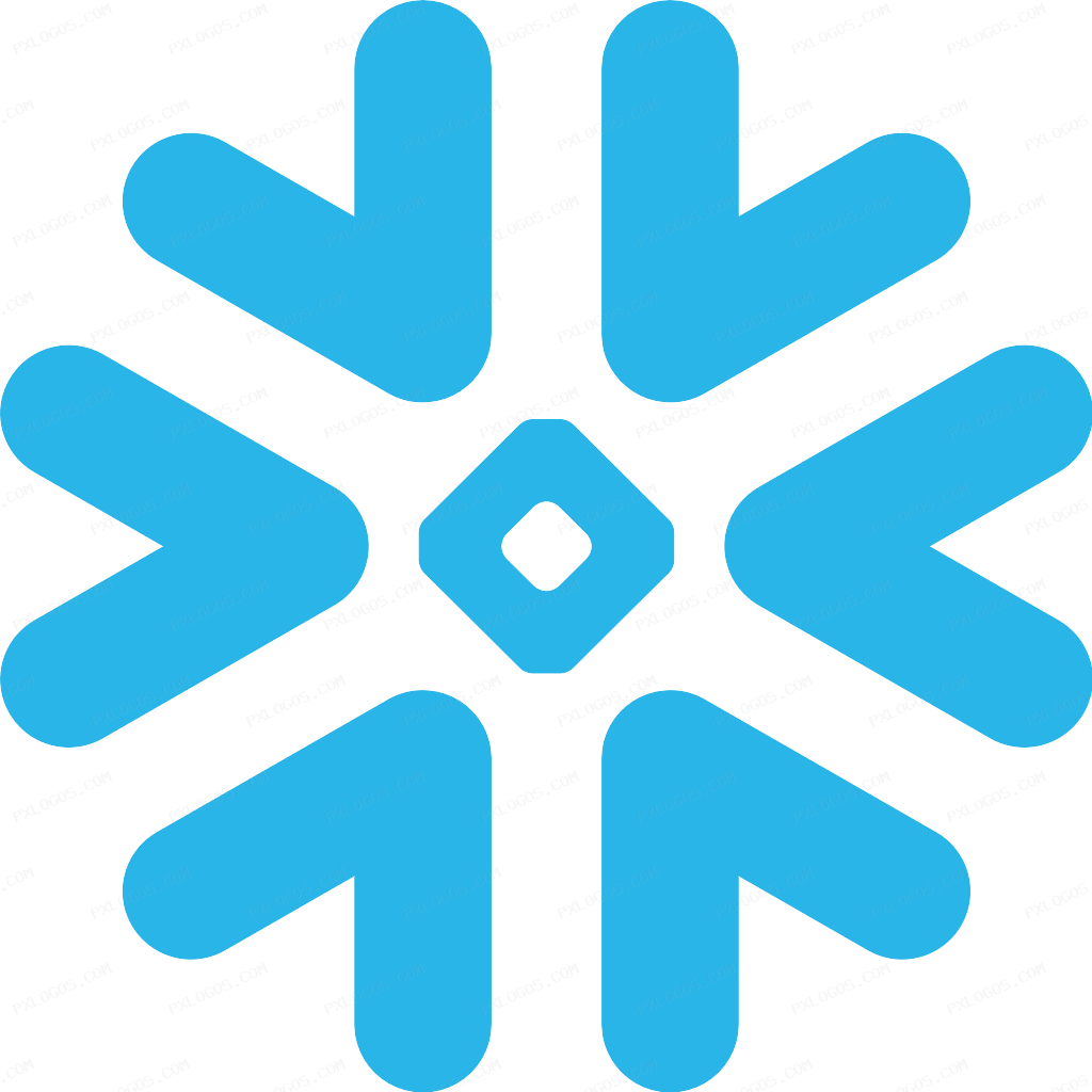 Snowflake Logo PNG with transparent background