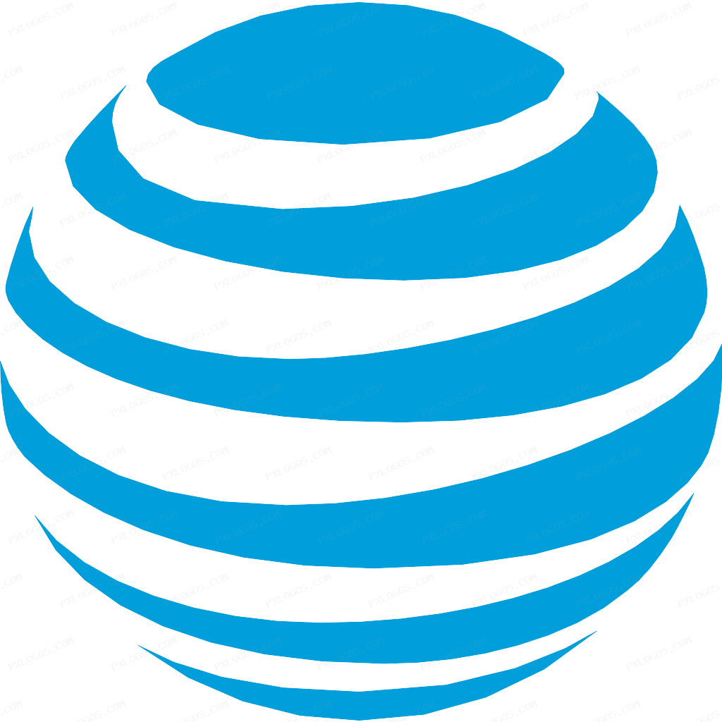 At And T Logo PNG with transparent background