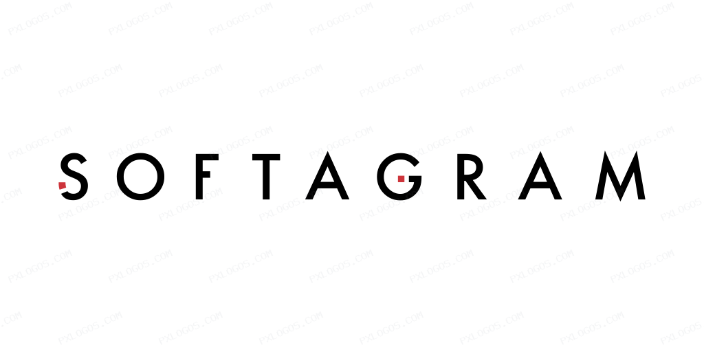 Softagram Wordmark Logo PNG with transparent background