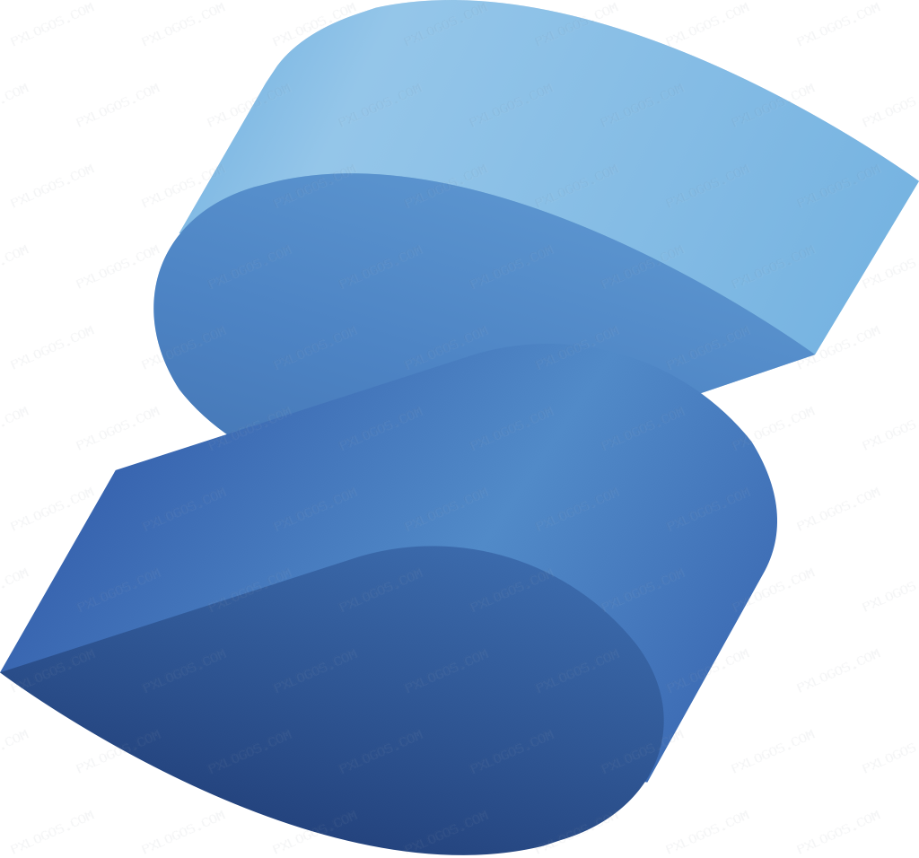 Solidjs Logo PNG with transparent background