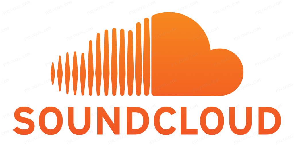 SoundCloud Wordmark Logo PNG with transparent background