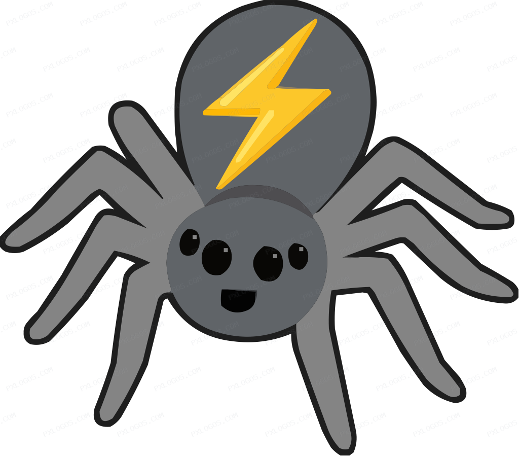 Spiderlightning Logo PNG with transparent background