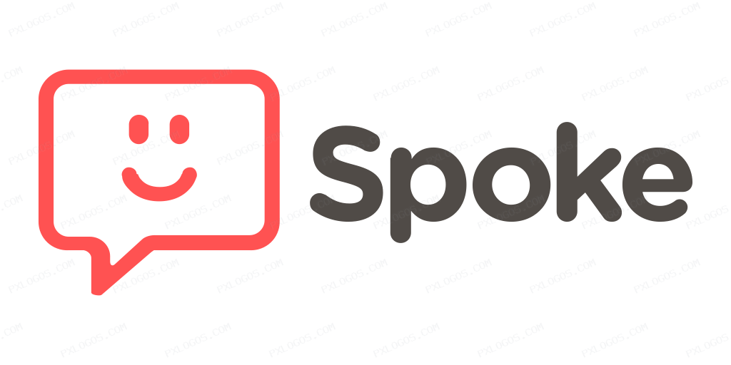 Spoke Wordmark Logo PNG with transparent background