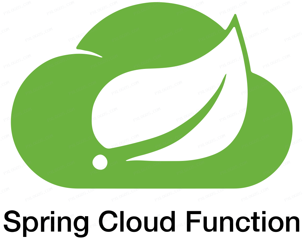 Spring Cloud Function Logo PNG with transparent background